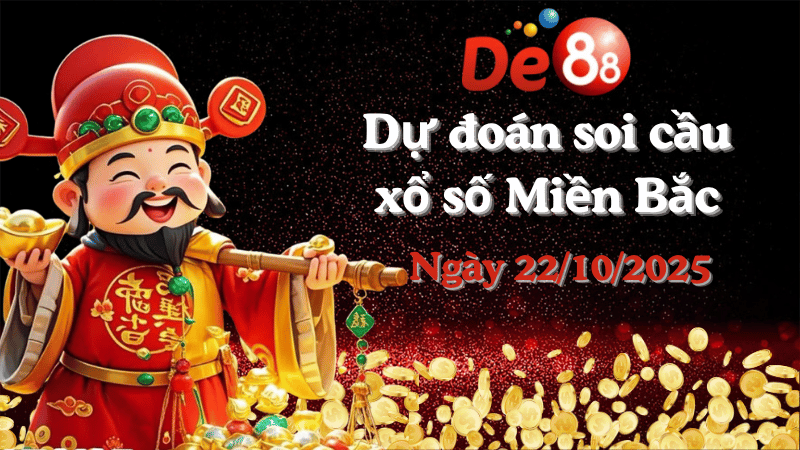 Dự đoán soi cầu xổ số miền Bắc ngày 22/10/2025