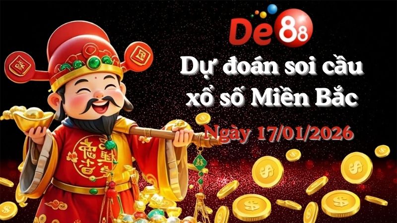 Dự đoán kết quả xổ số miền Bắc ngày 17/01/2026